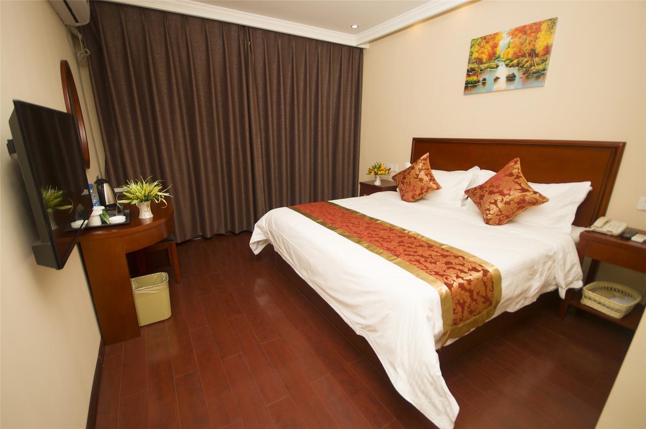 Greentree Inn Zhengzhou Xinzheng City Longhu Town Xiangyun Road Express Hotel Buitenkant foto